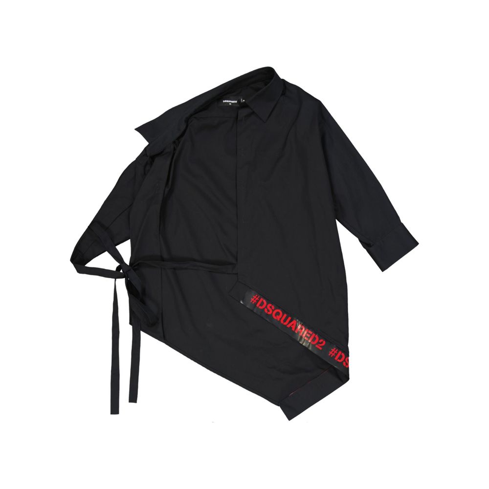 Dsquared² Black Cotton Two-Piece Suit