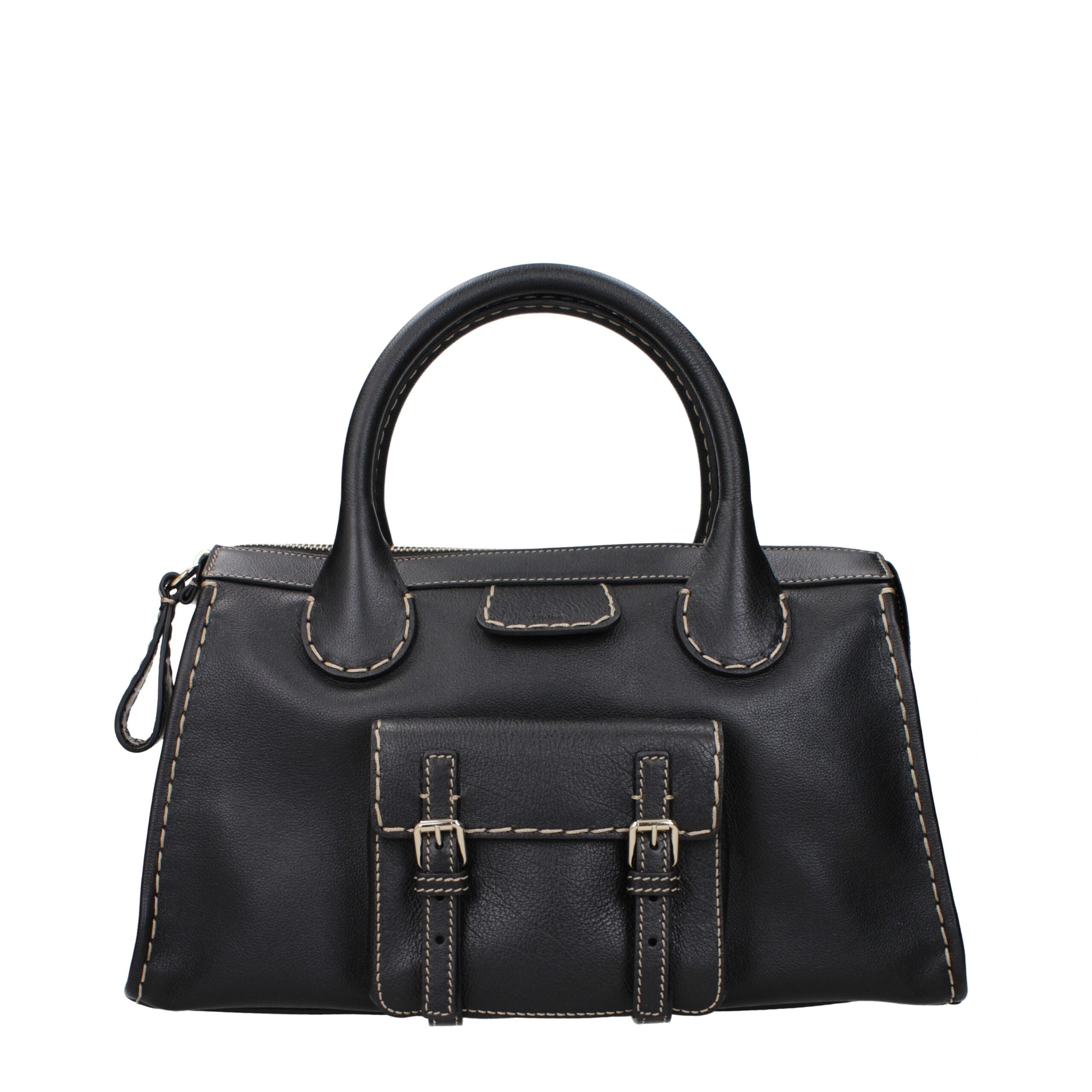 Chloé Black Leather Handbag