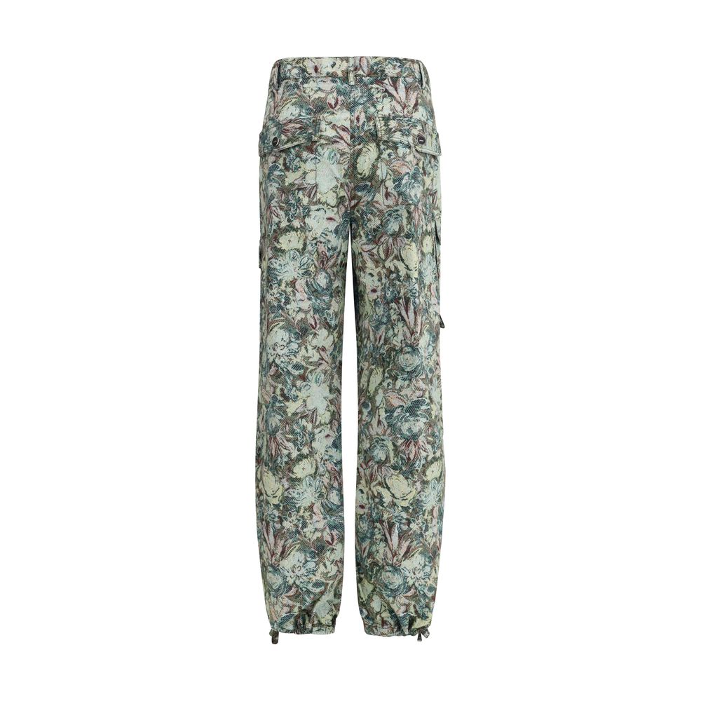 Ganni Multicolor Cotton Casual Pants - Effortless Luxury Style