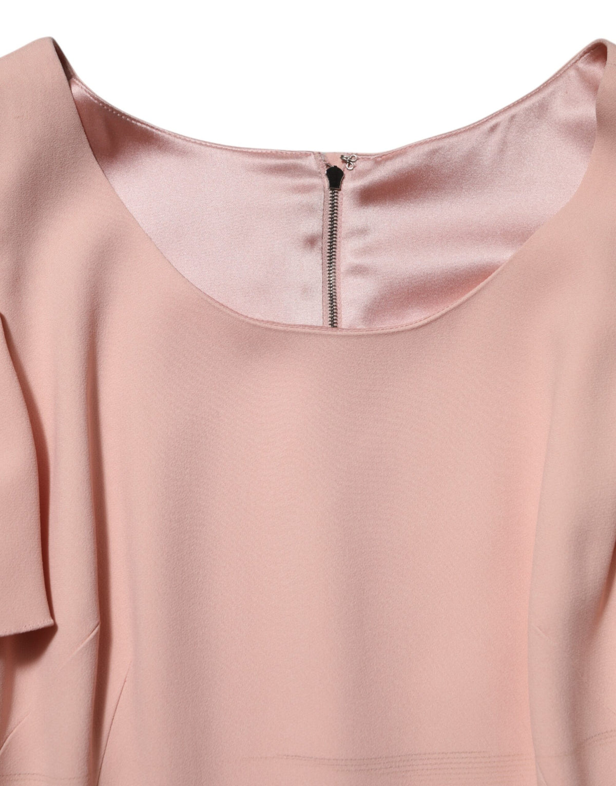 Indulge in the exquisite Dolce & Gabbana Pink Viscose Short Sleeves Sheath Midi Dress, where luxurious craftsmanship meets timeless elegance, perfect for any sophisticated occasion.