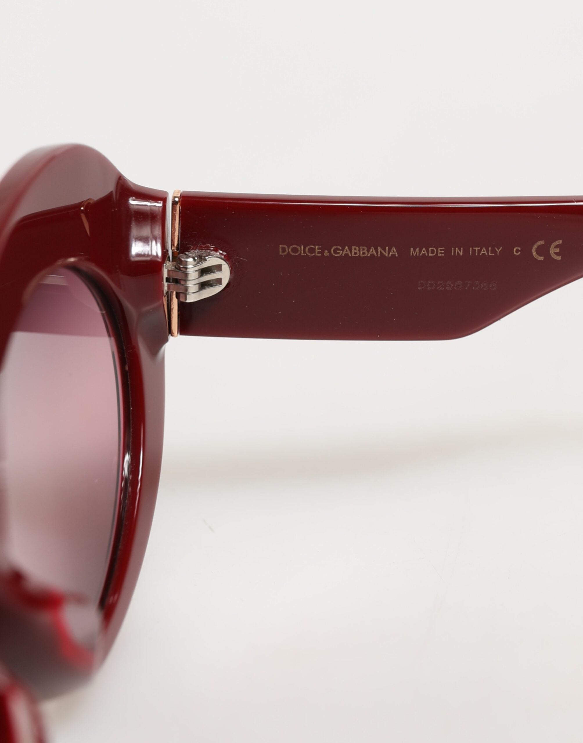 Dolce & Gabbana Floral Printed Acetate Oval Eyewear Sunglasses