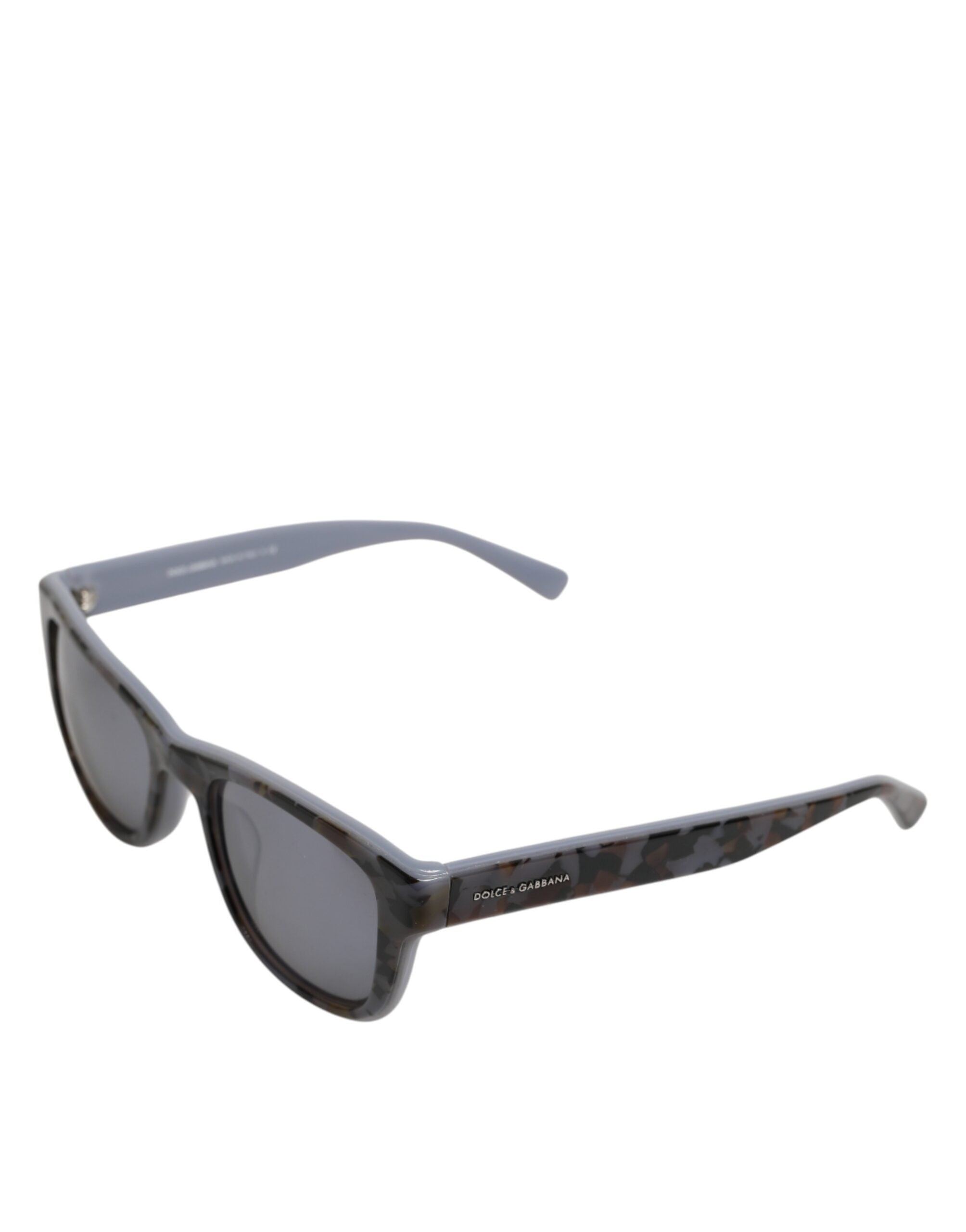 Dolce & Gabbana DG4284F Gray Tortoiseshell Blue Acetate Shades Sunglasses
