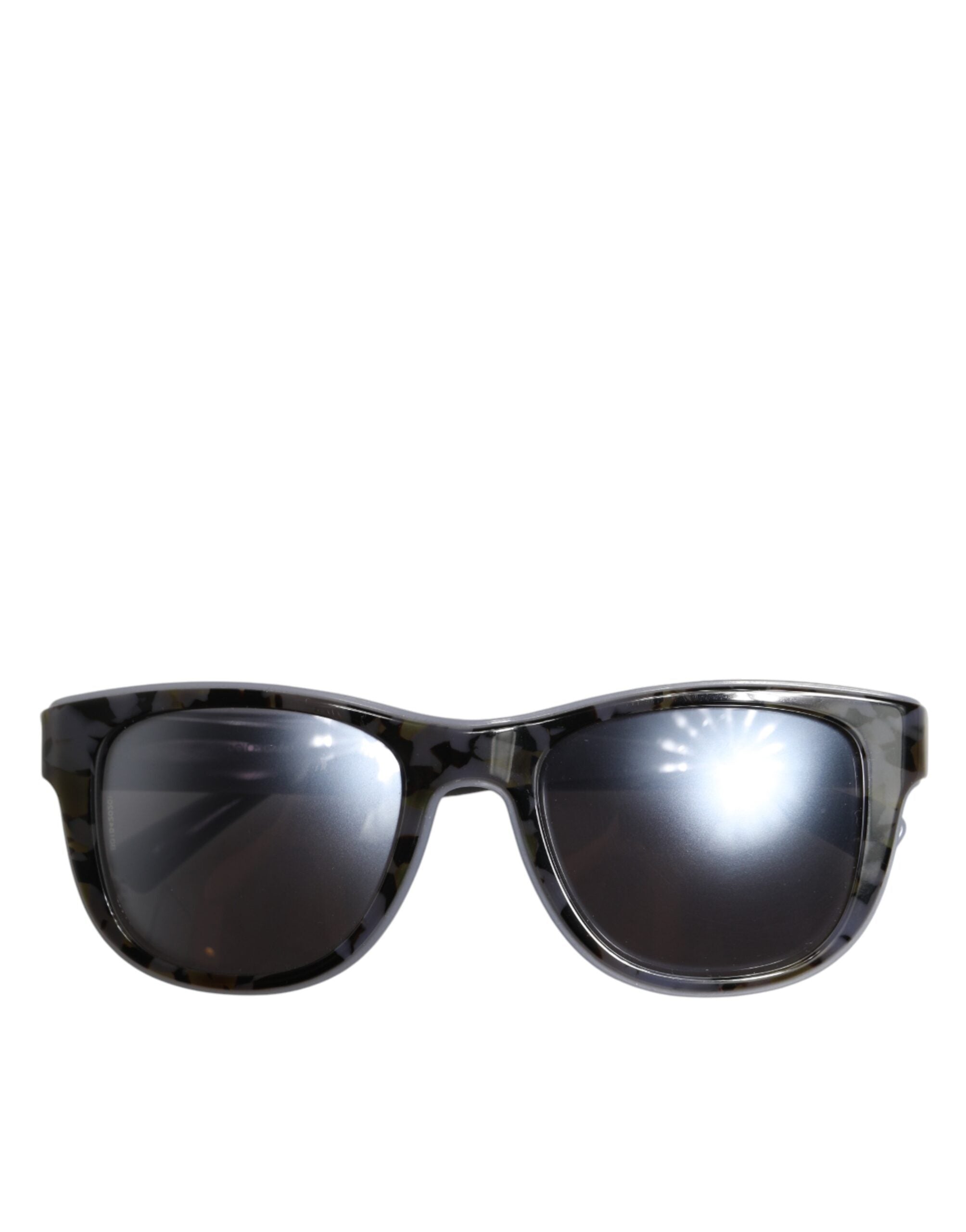 Dolce & Gabbana DG4284F Gray Tortoiseshell Blue Acetate Shades Sunglasses