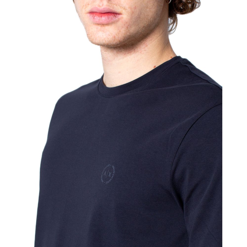 Armani Exchange Blue Cotton Clothing