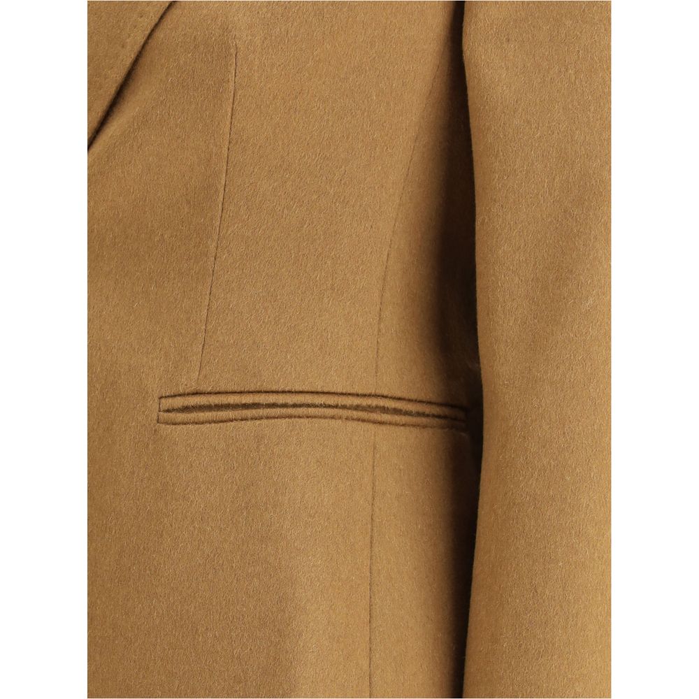 Max Mara Brown Camel Hair  Jackets And Coat