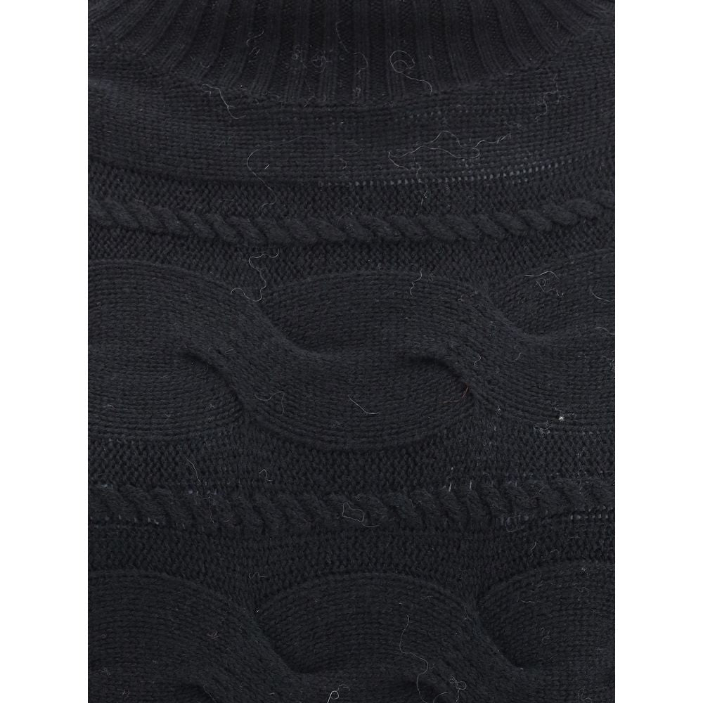 Max Mara Black Wool Sweatshirt