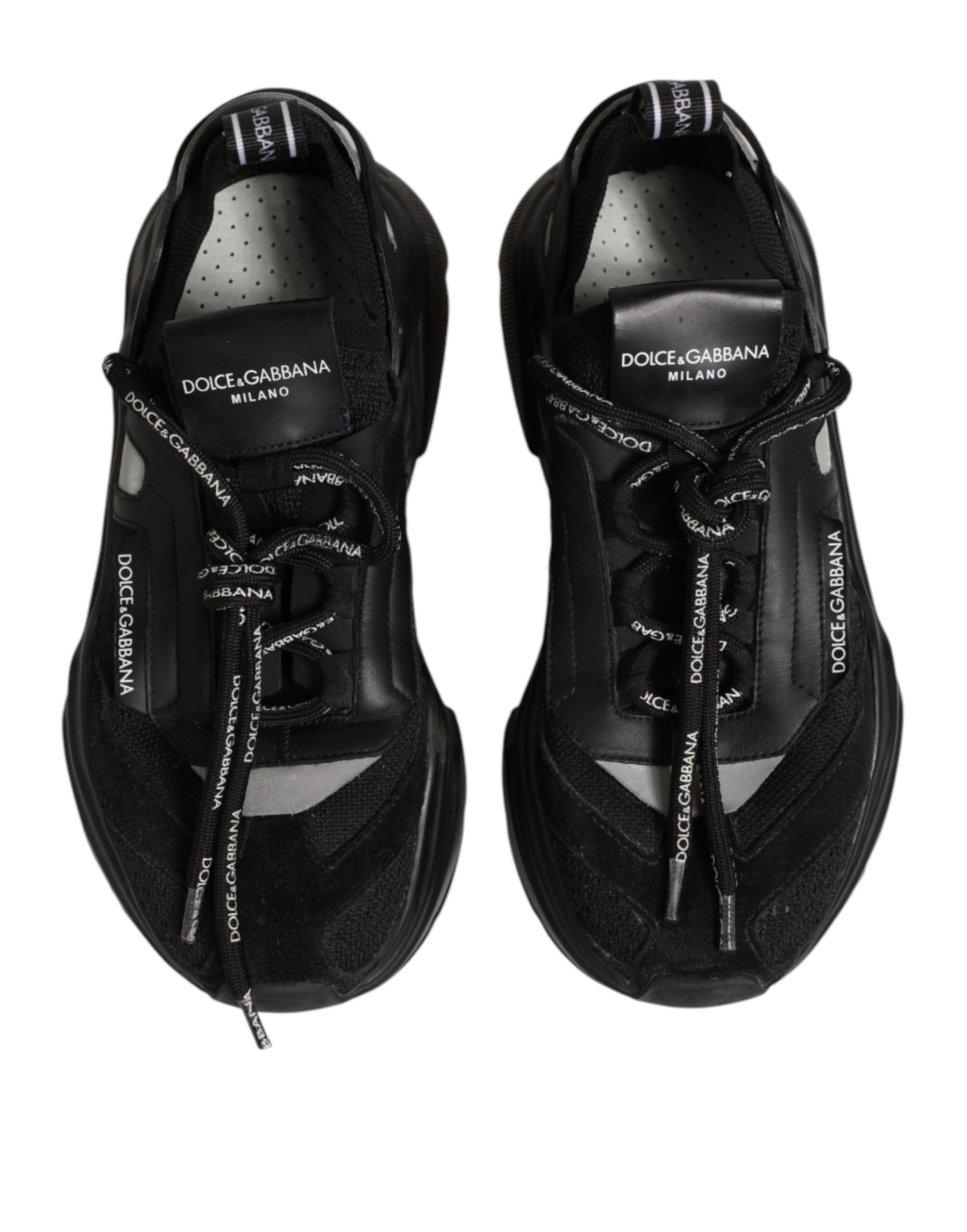 Dolce & Gabbana Black Daymaster Low Top Women Sneakers  Shoes