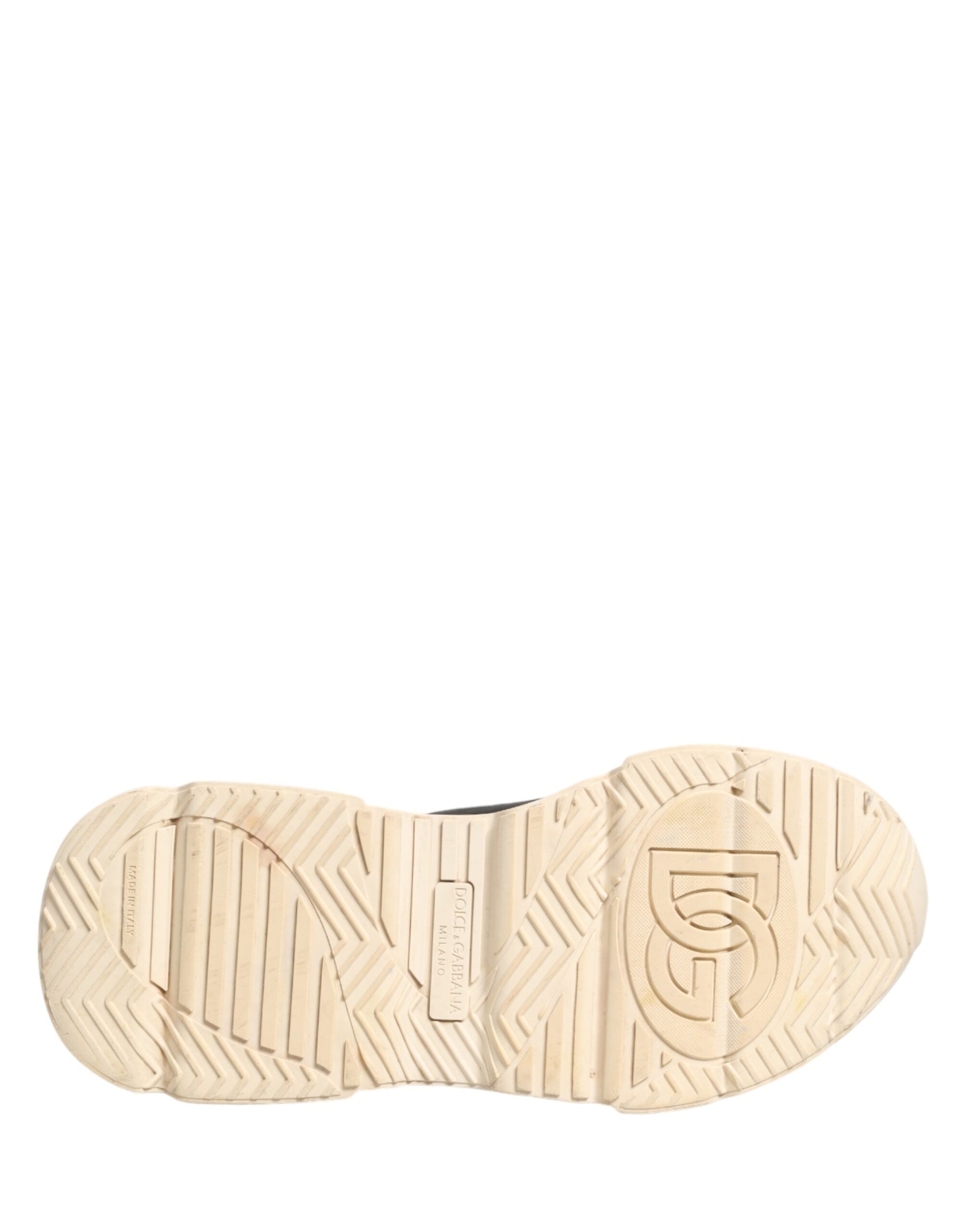 Dolce & Gabbana Black White Daymaster Low Top Sneakers Shoes