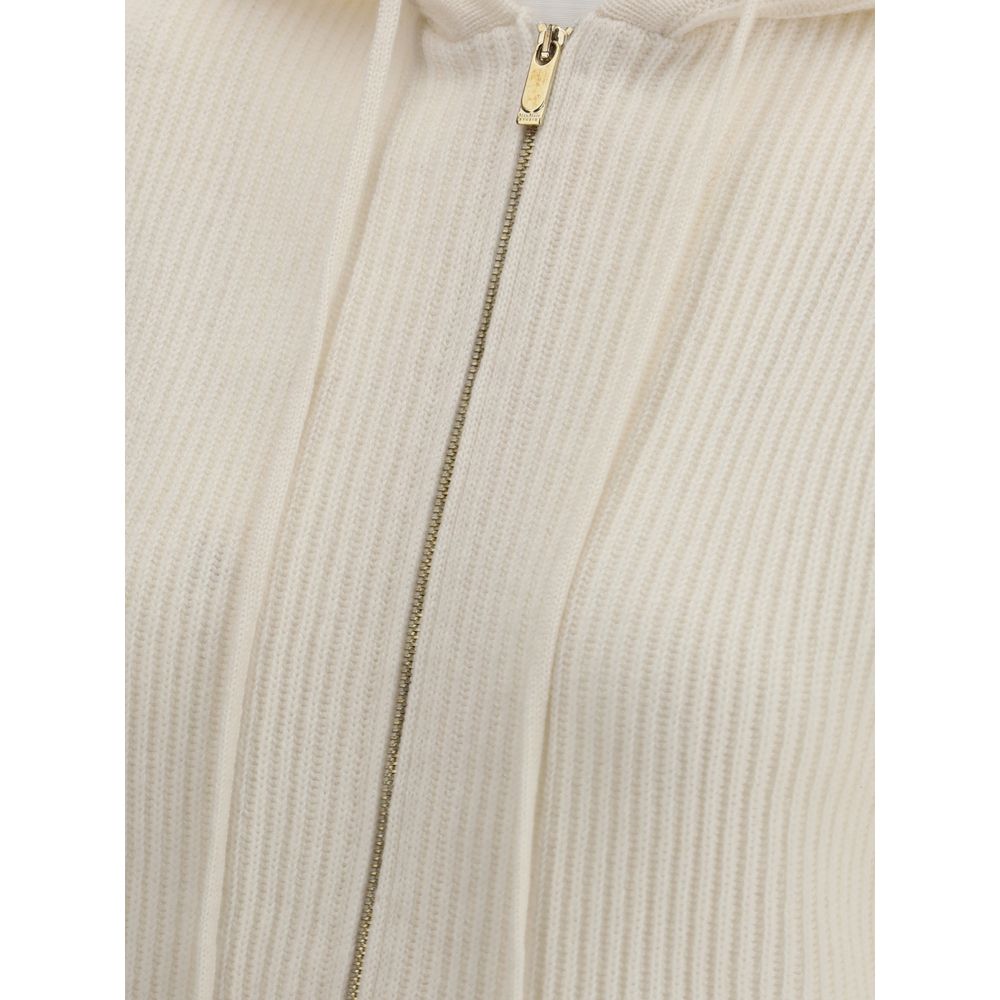 Max Mara White Wool Sweatshirt