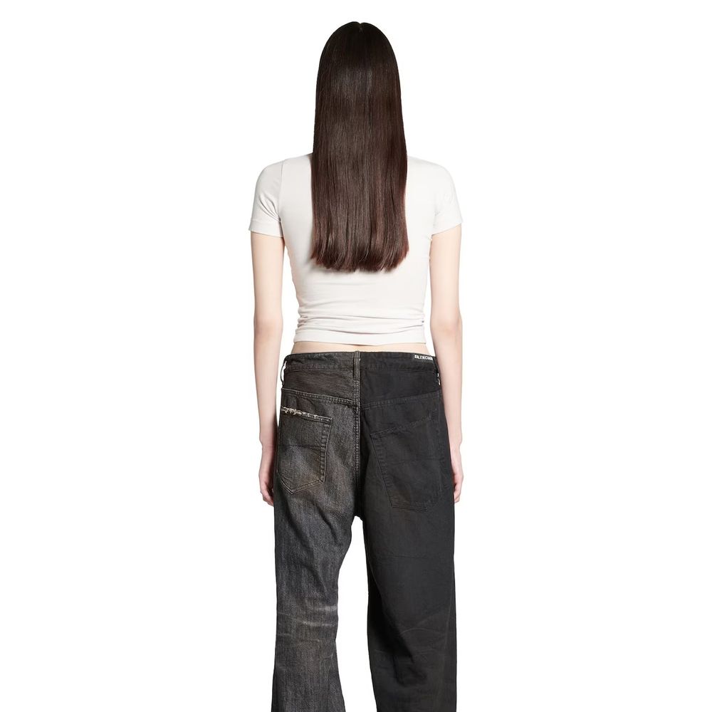 Balenciaga White Cotton T-Shirt