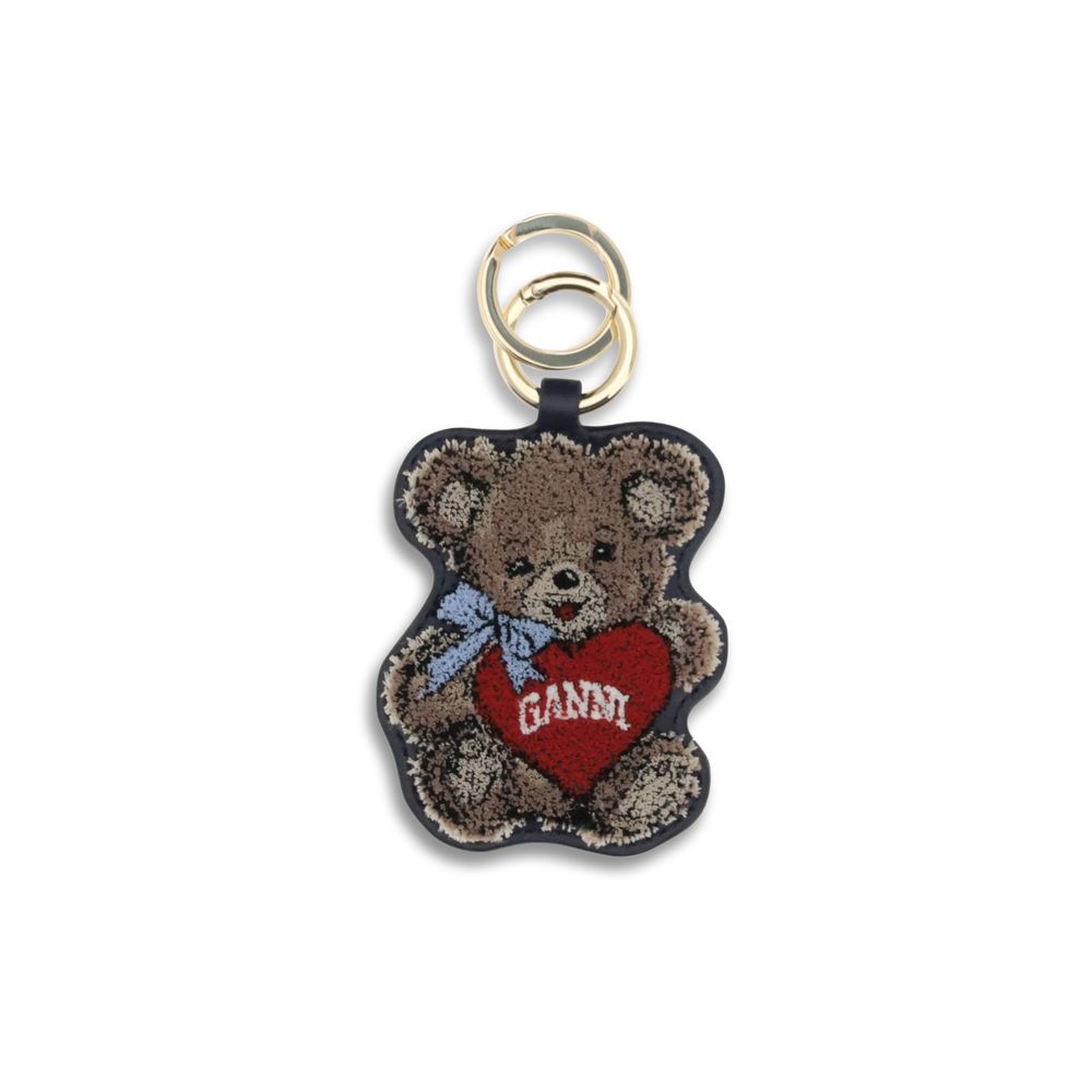 Ganni Teddy Bear Keychain - Luxurious Multicolor Accessory