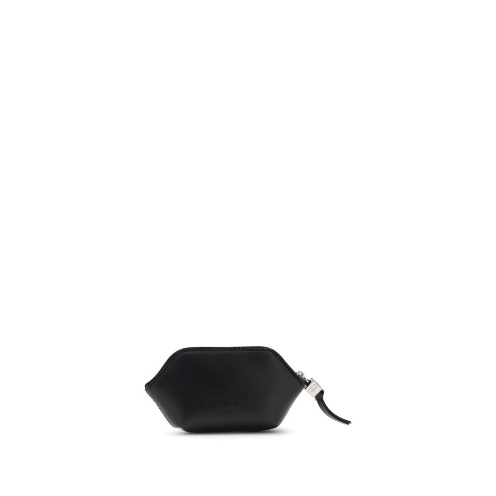 Ganni Black Coin Purse - Elevate Your Everyday Elegance
