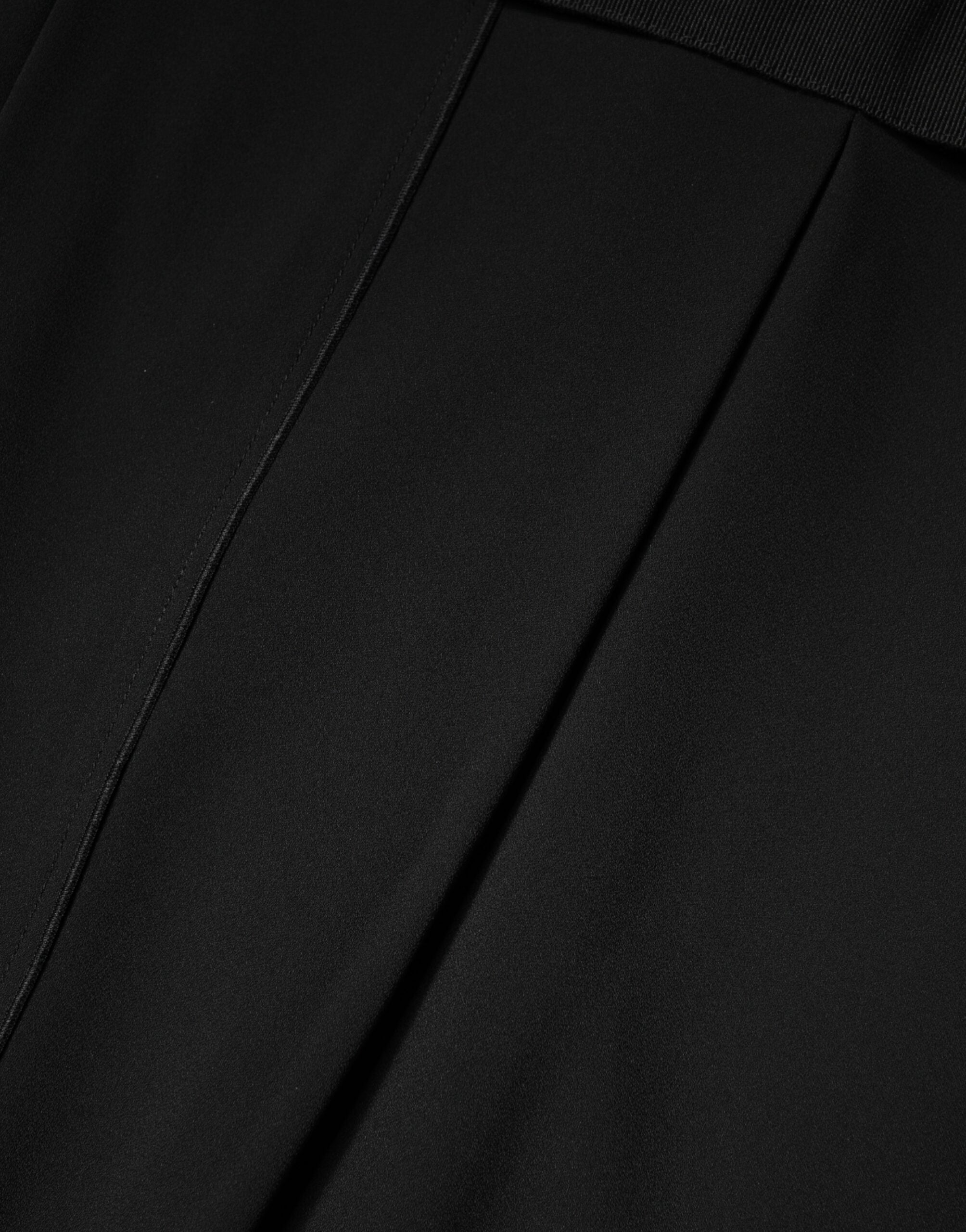 Dolce & Gabbana Black Sleeveless Sheath Knee Length Dress