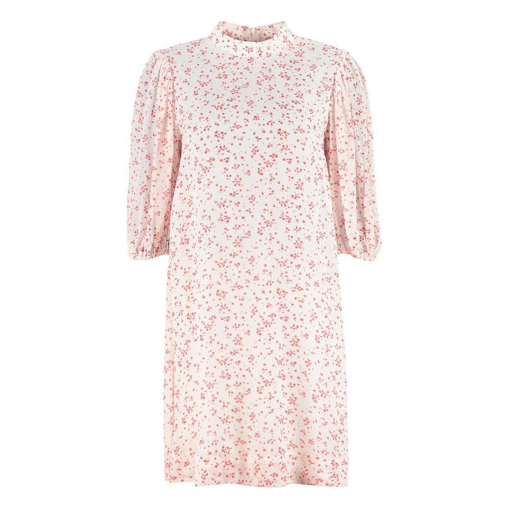 Ganni White Viscose Midi Dress - Elevate Your Elegance