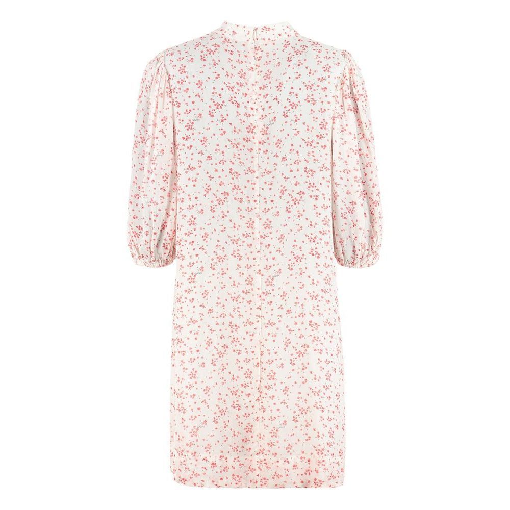 Ganni White Viscose Midi Dress - Elevate Your Elegance