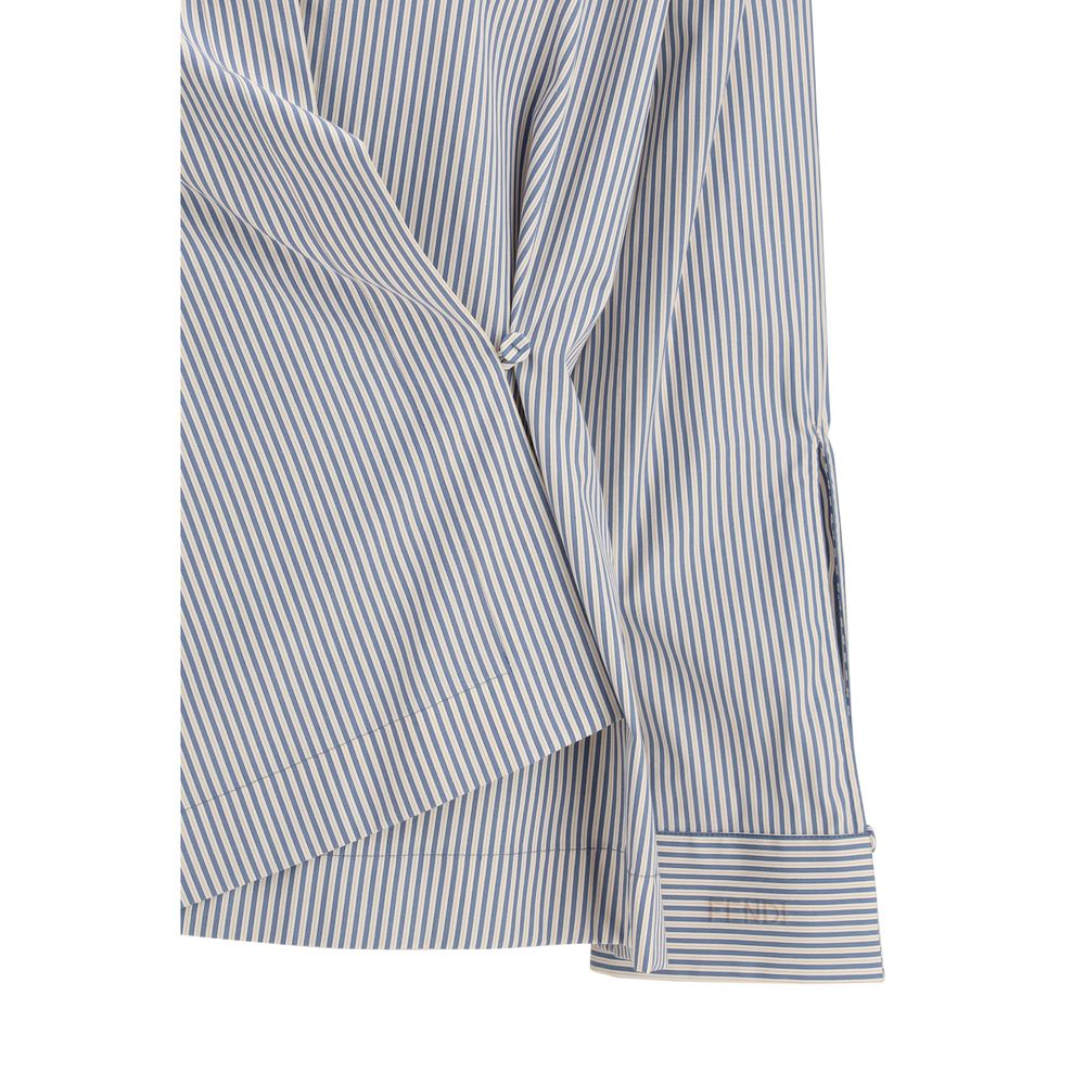 Fendi Multicolor Cotton Pattern Shirt