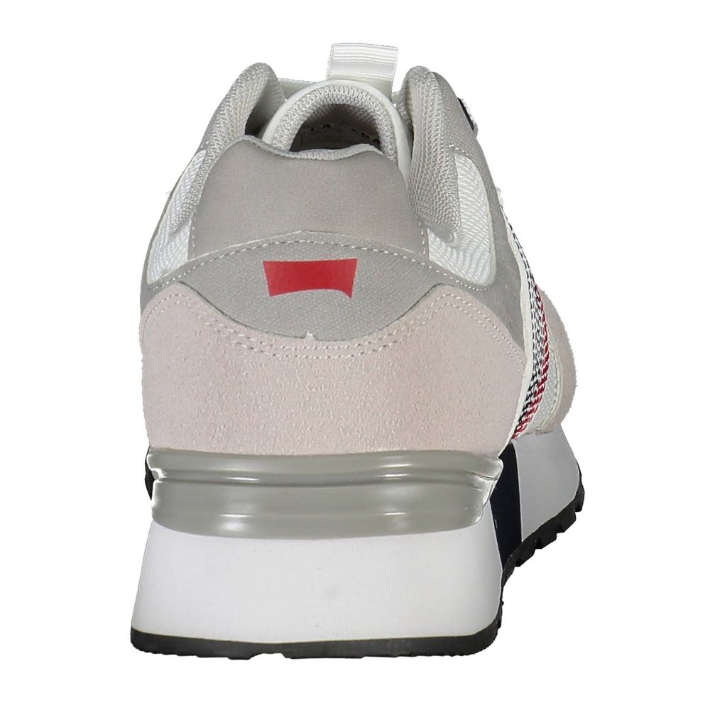 Carrera White Polyester Sneaker - DEA STILOSA MILANO