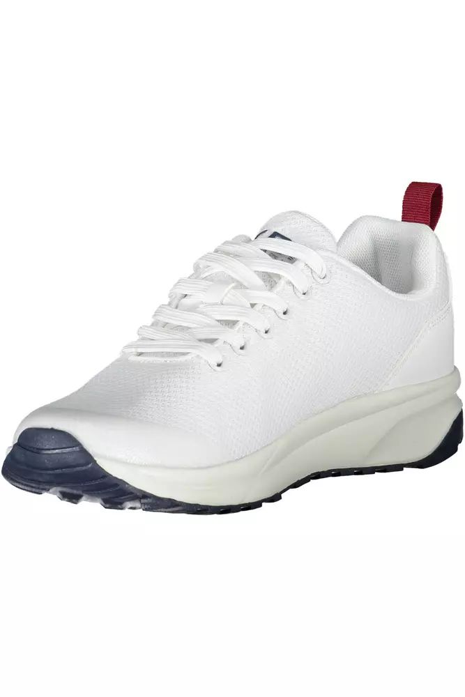 Carrera White Polyester Sneaker - DEA STILOSA MILANO