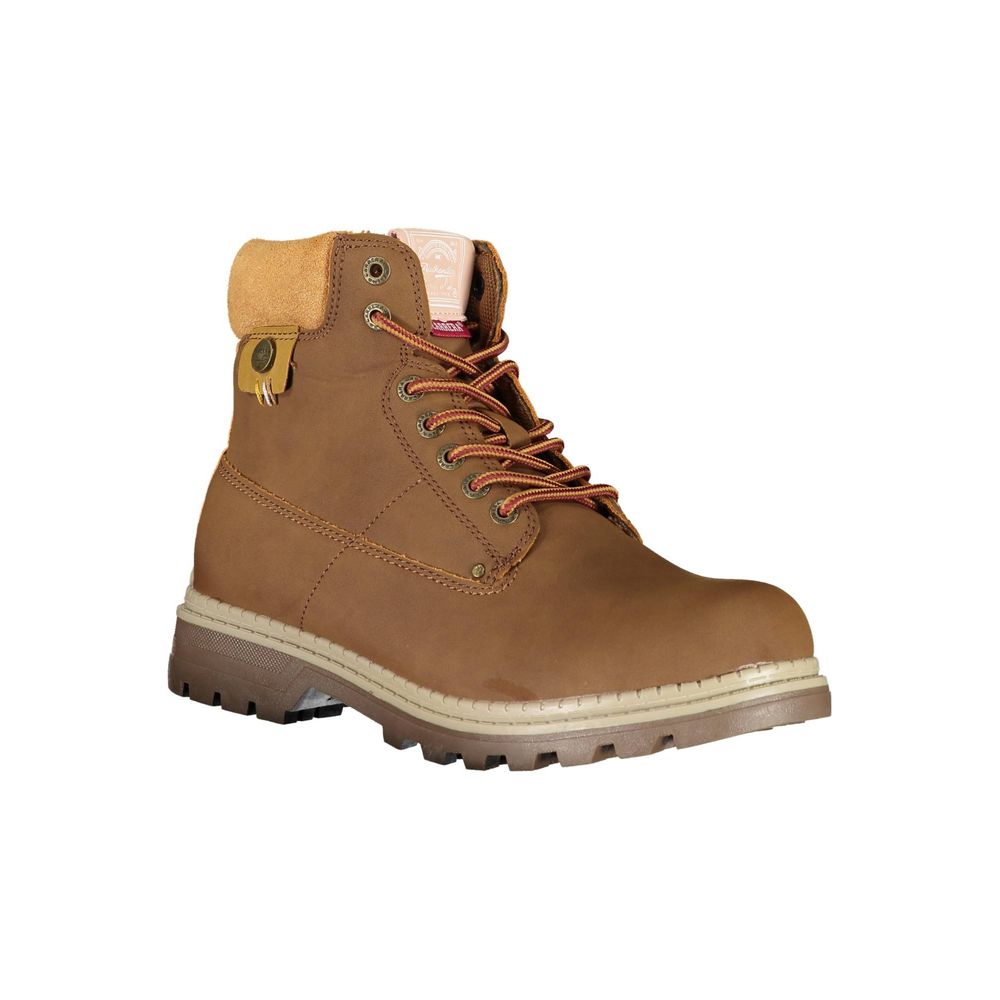 Carrera Brown Polyester Boot - DEA STILOSA MILANO