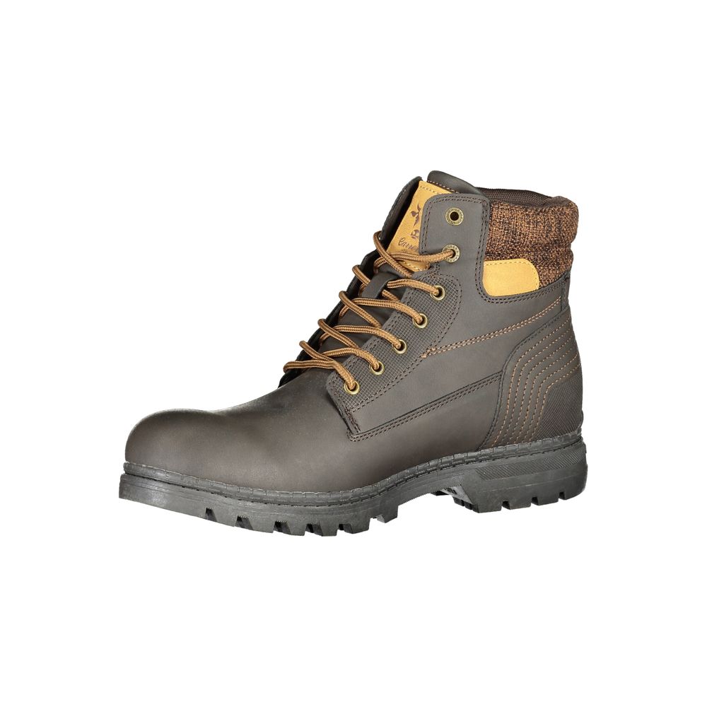 Carrera Brown Polyester Boot - DEA STILOSA MILANO