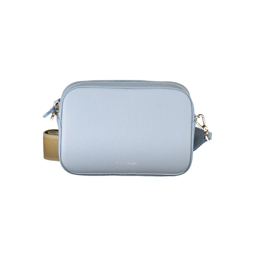 Coccinelle Light Blue Leather Handbag - DEA STILOSA MILANO