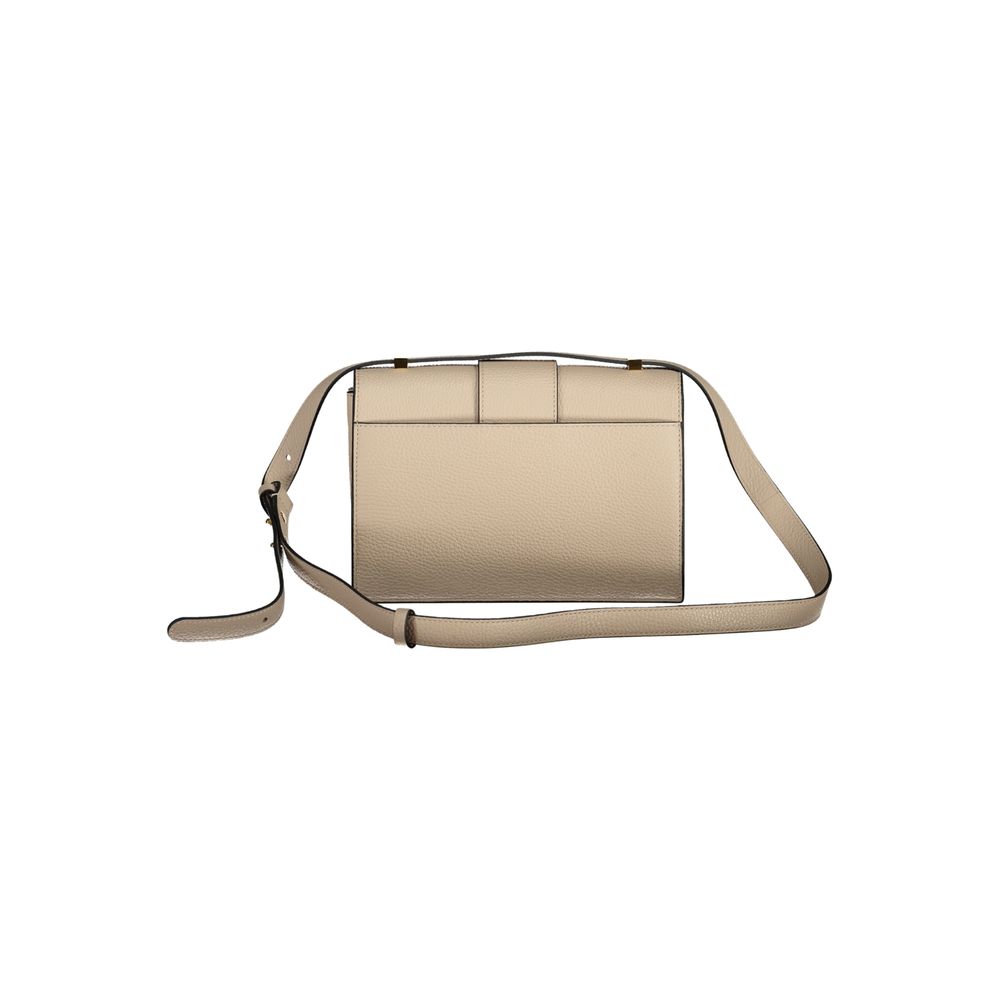 Coccinelle Beige Leather Handbag - DEA STILOSA MILANO