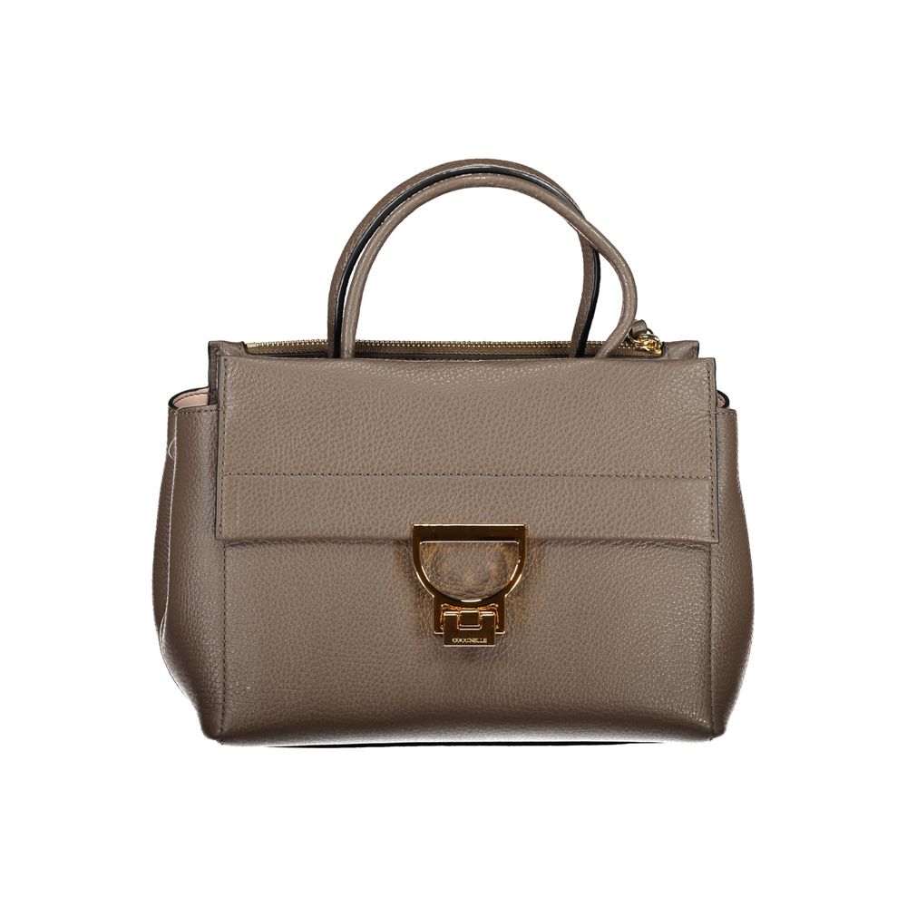 Coccinelle Brown Leather Handbag - DEA STILOSA MILANO
