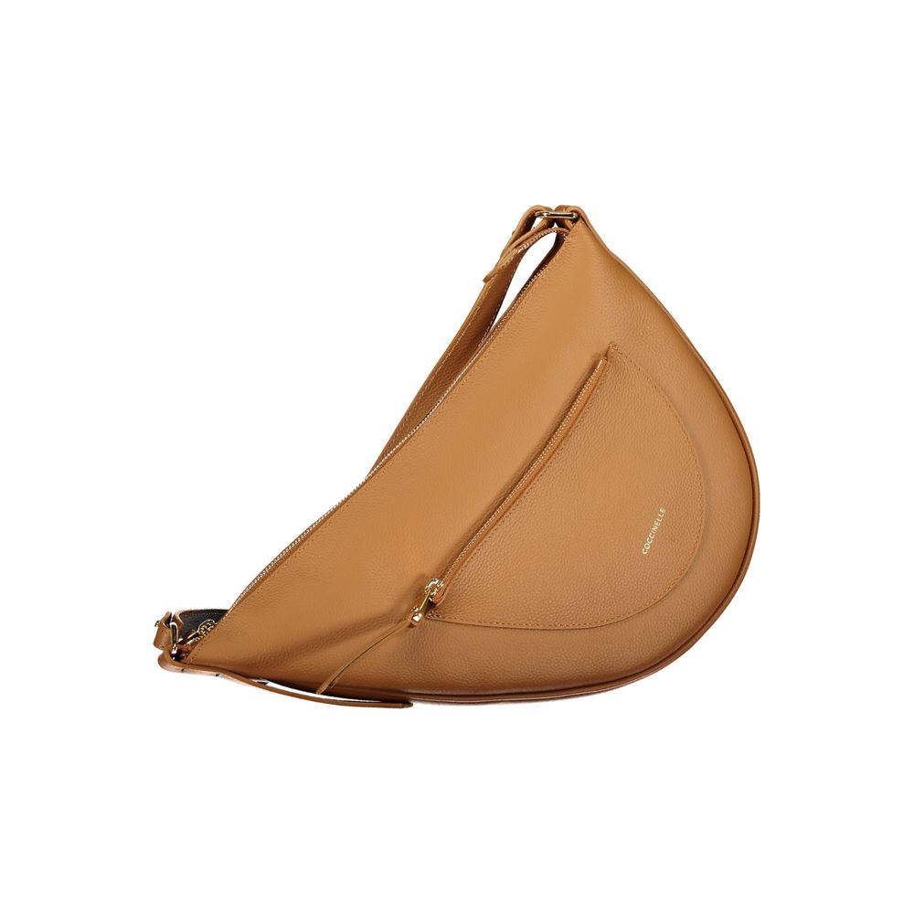 Coccinelle Brown Leather Handbag - DEA STILOSA MILANO