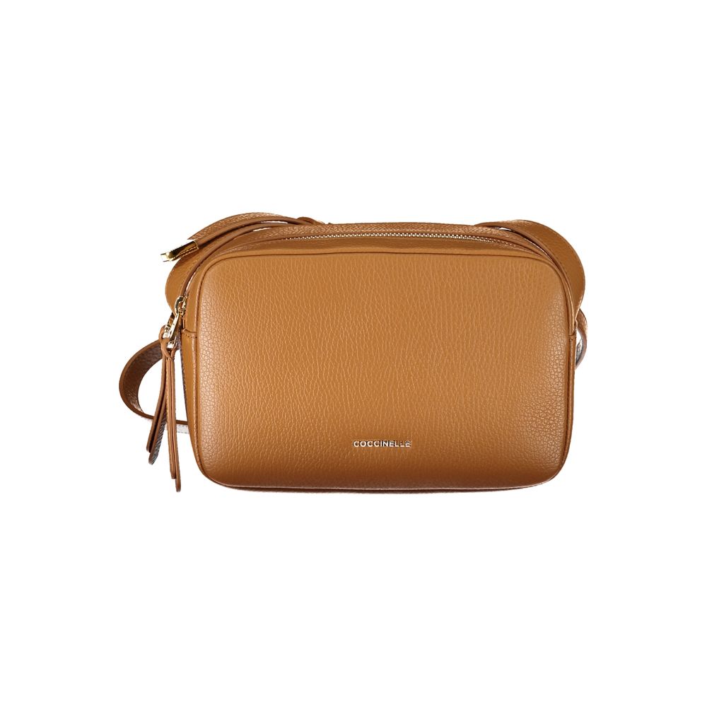 Coccinelle Brown Leather Handbag - DEA STILOSA MILANO