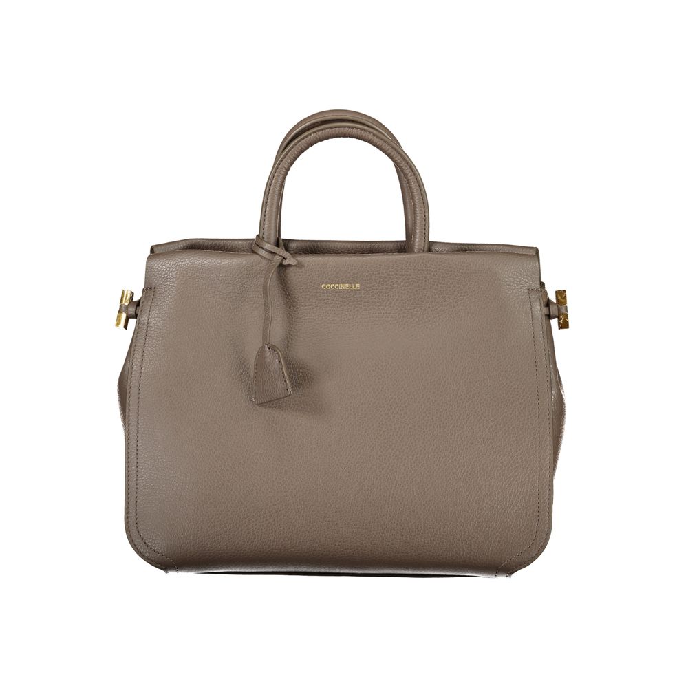Coccinelle Brown Leather Handbag - DEA STILOSA MILANO