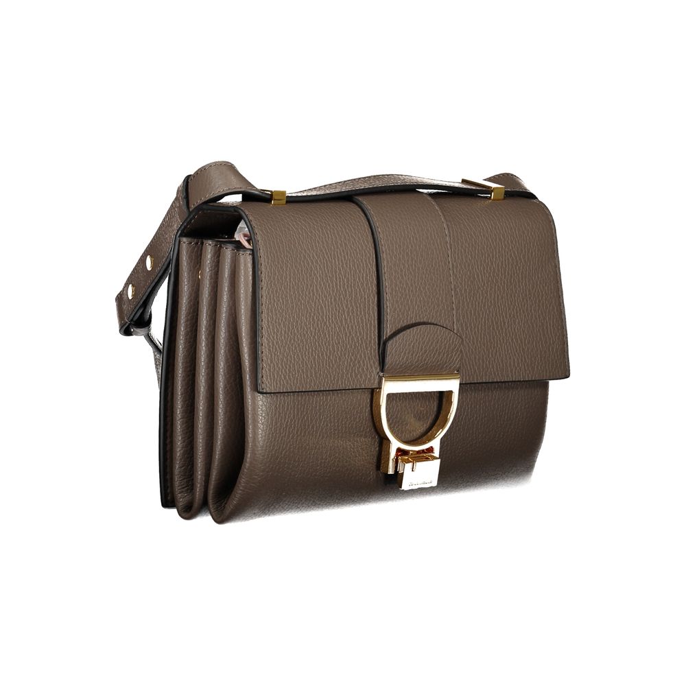 Coccinelle Brown Leather Handbag - DEA STILOSA MILANO