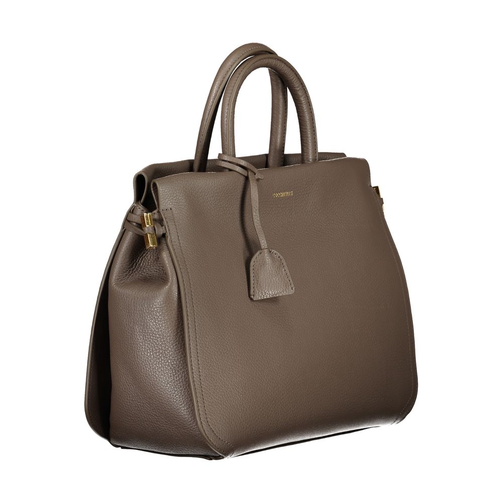 Coccinelle Brown Leather Handbag - DEA STILOSA MILANO