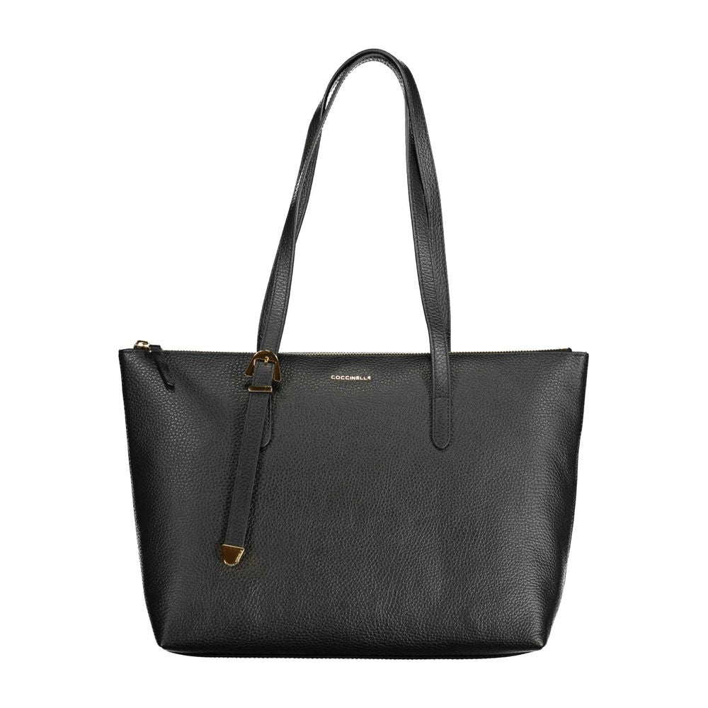 Coccinelle Black Leather Handbag - DEA STILOSA MILANO