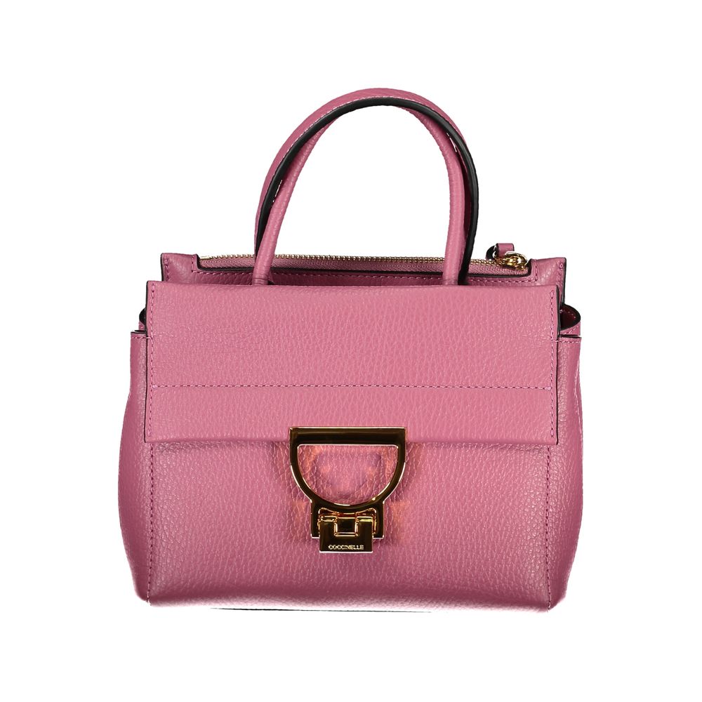 Coccinelle Pink Leather Handbag - DEA STILOSA MILANO