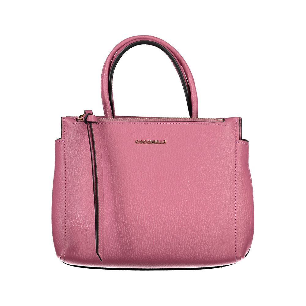 Coccinelle Pink Leather Handbag - DEA STILOSA MILANO