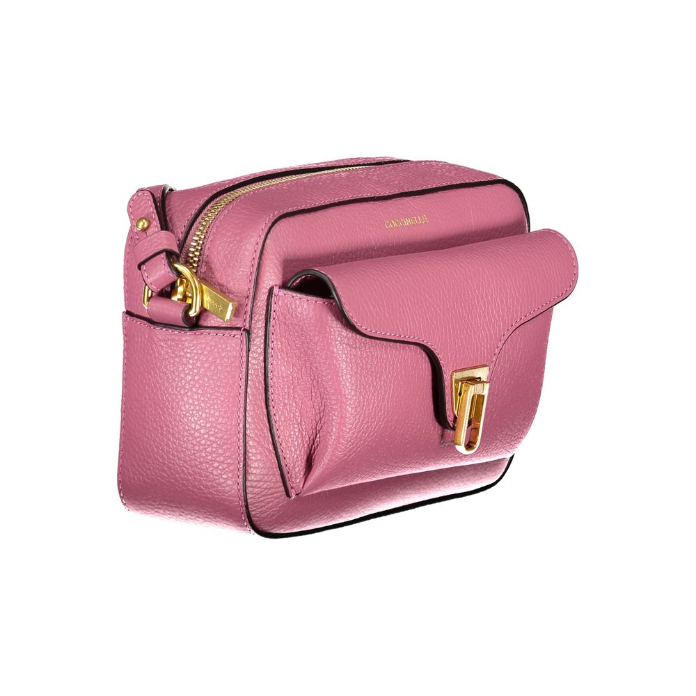 Coccinelle Pink Leather Handbag - DEA STILOSA MILANO