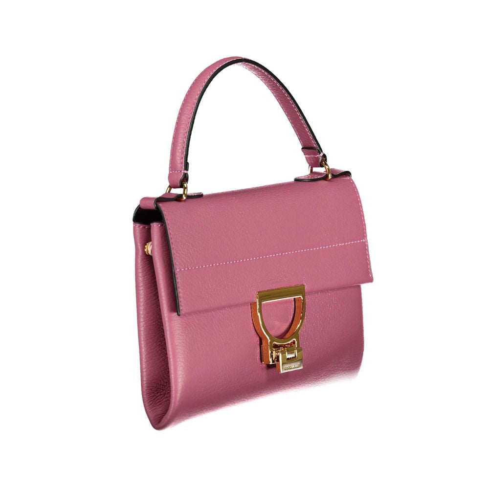 Coccinelle Pink Leather Handbag - DEA STILOSA MILANO