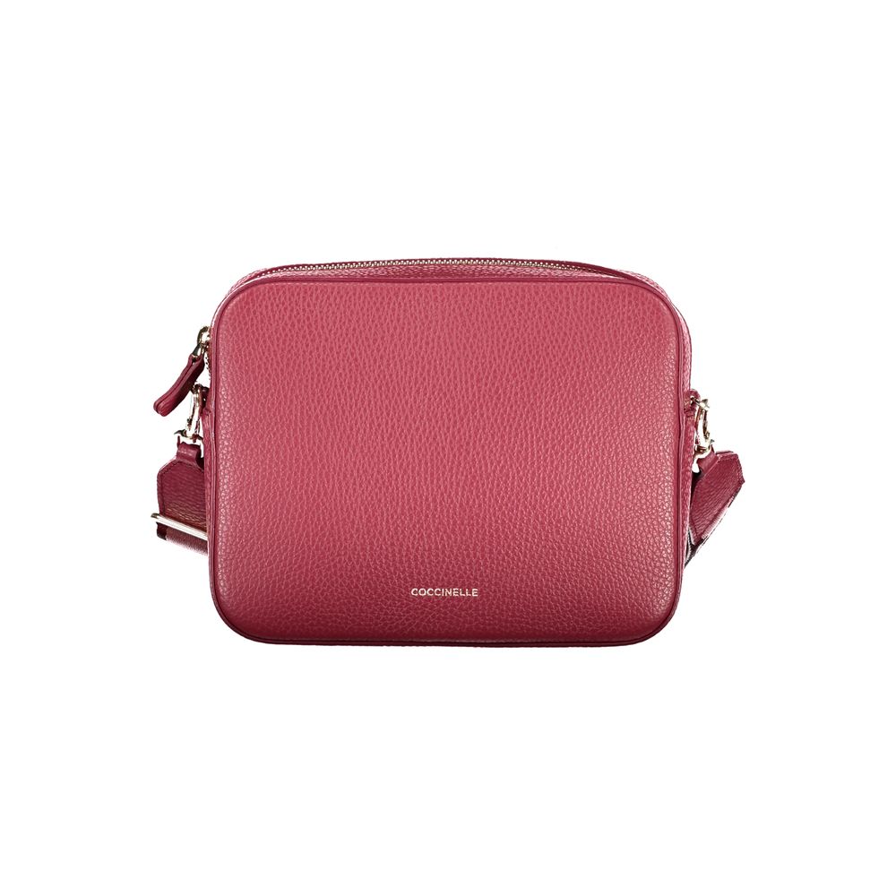 Coccinelle Pink Leather Handbag - DEA STILOSA MILANO