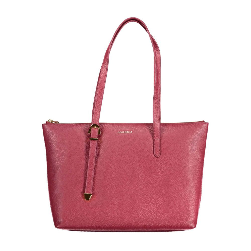Coccinelle Pink Leather Handbag - DEA STILOSA MILANO