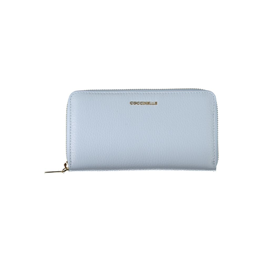 Coccinelle Light Blue Leather Wallet - DEA STILOSA MILANO