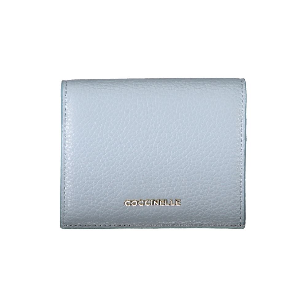 Coccinelle Light Blue Leather Wallet - DEA STILOSA MILANO