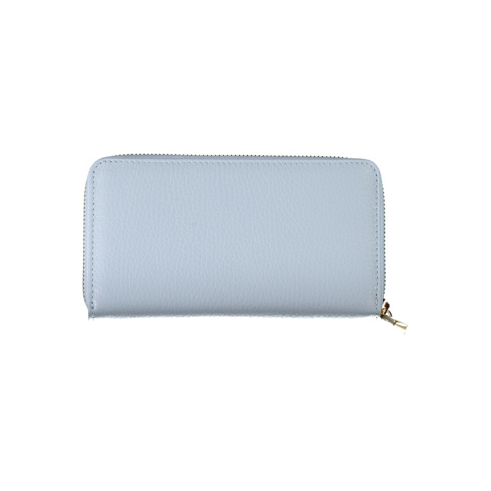 Coccinelle Light Blue Leather Wallet - DEA STILOSA MILANO