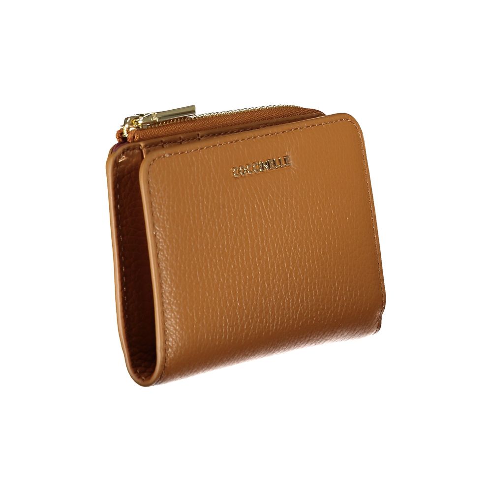 Coccinelle Brown Leather Wallet - DEA STILOSA MILANO