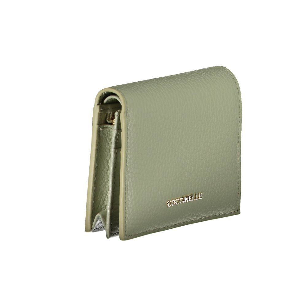 Coccinelle Green Leather Wallet - DEA STILOSA MILANO