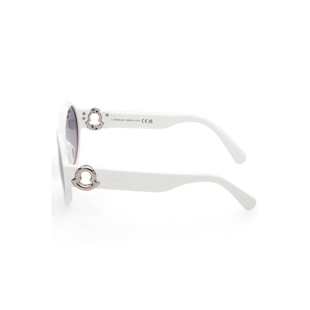 Moncler White PANTOGRAFATO Sunglasses - DEA STILOSA MILANO