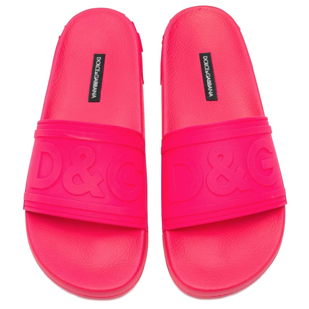 Dolce & Gabbana Fuchsia Polyethylene Sandal - DEA STILOSA MILANO
