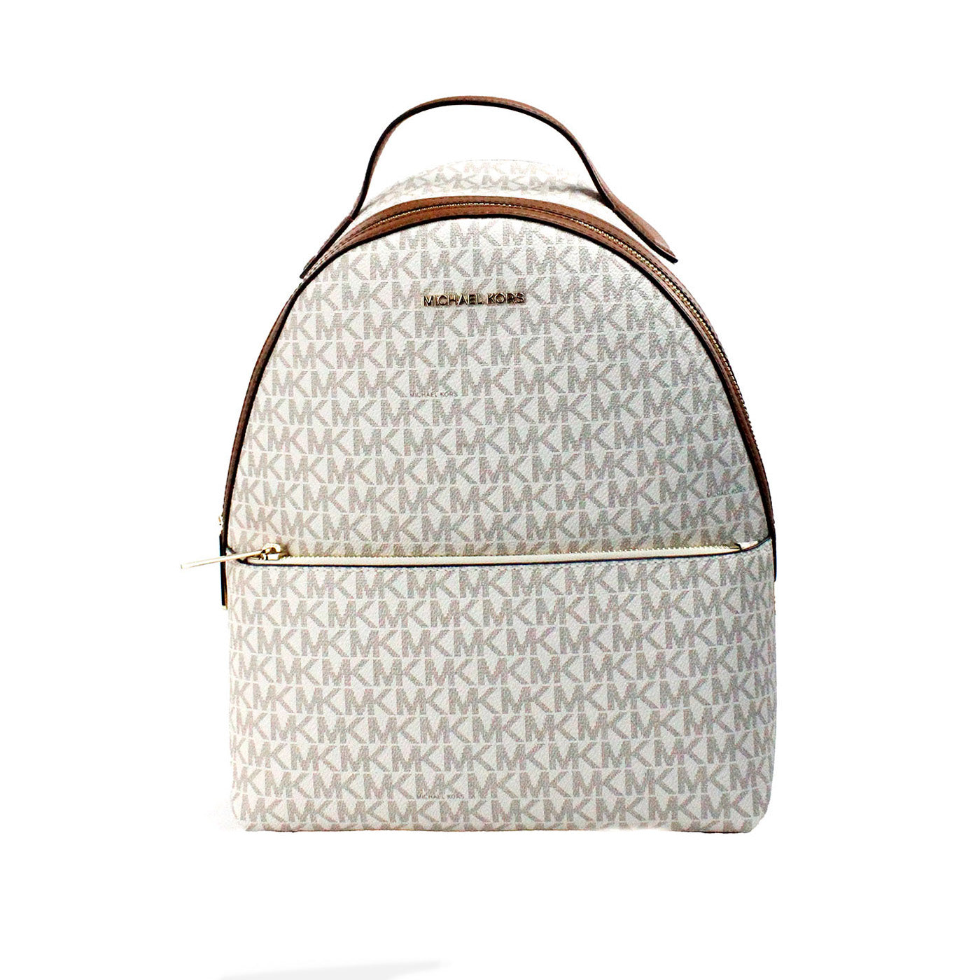 Michael Kors Sheila Medium Vanilla Signature PVC Front Pocket Backpack Bag - DEA STILOSA MILANO