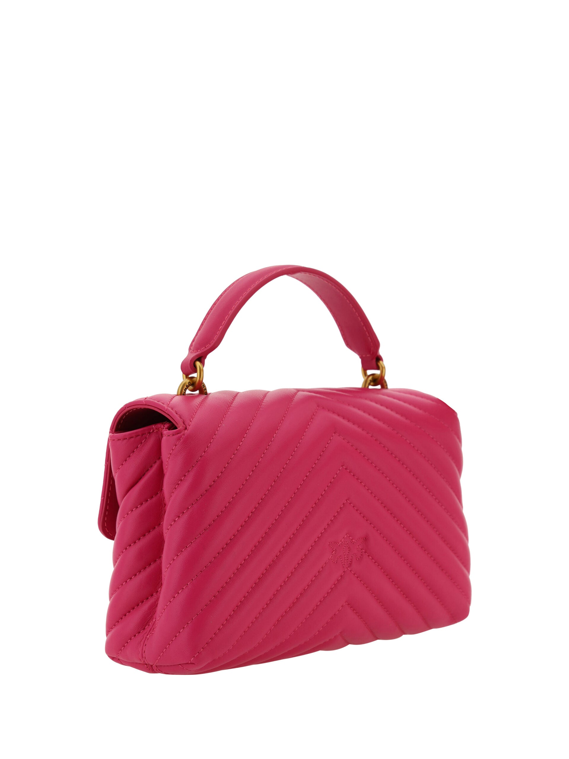 PINKO Pink Calf Leather Love Lady Mini Handbag - DEA STILOSA MILANO