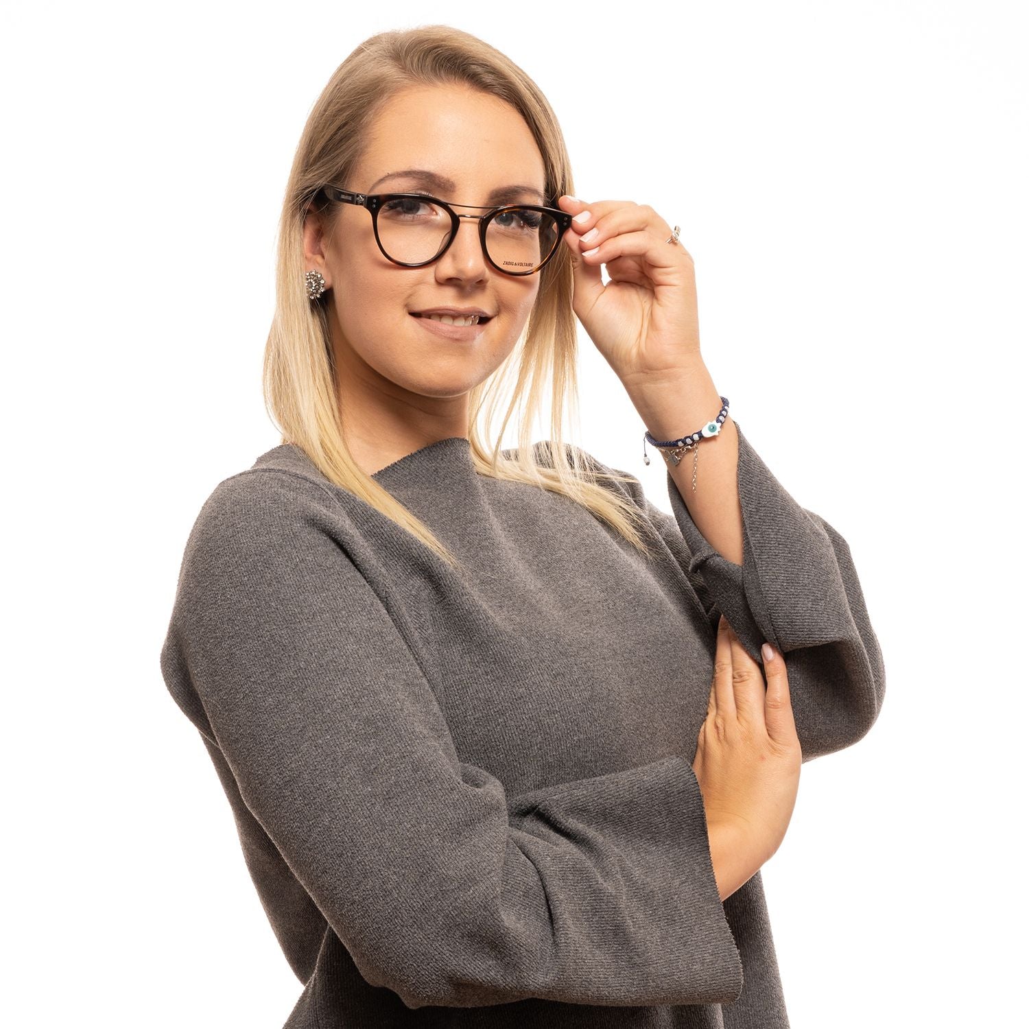 Zadig & Voltaire Brown Women Optical Frames - DEA STILOSA MILANO