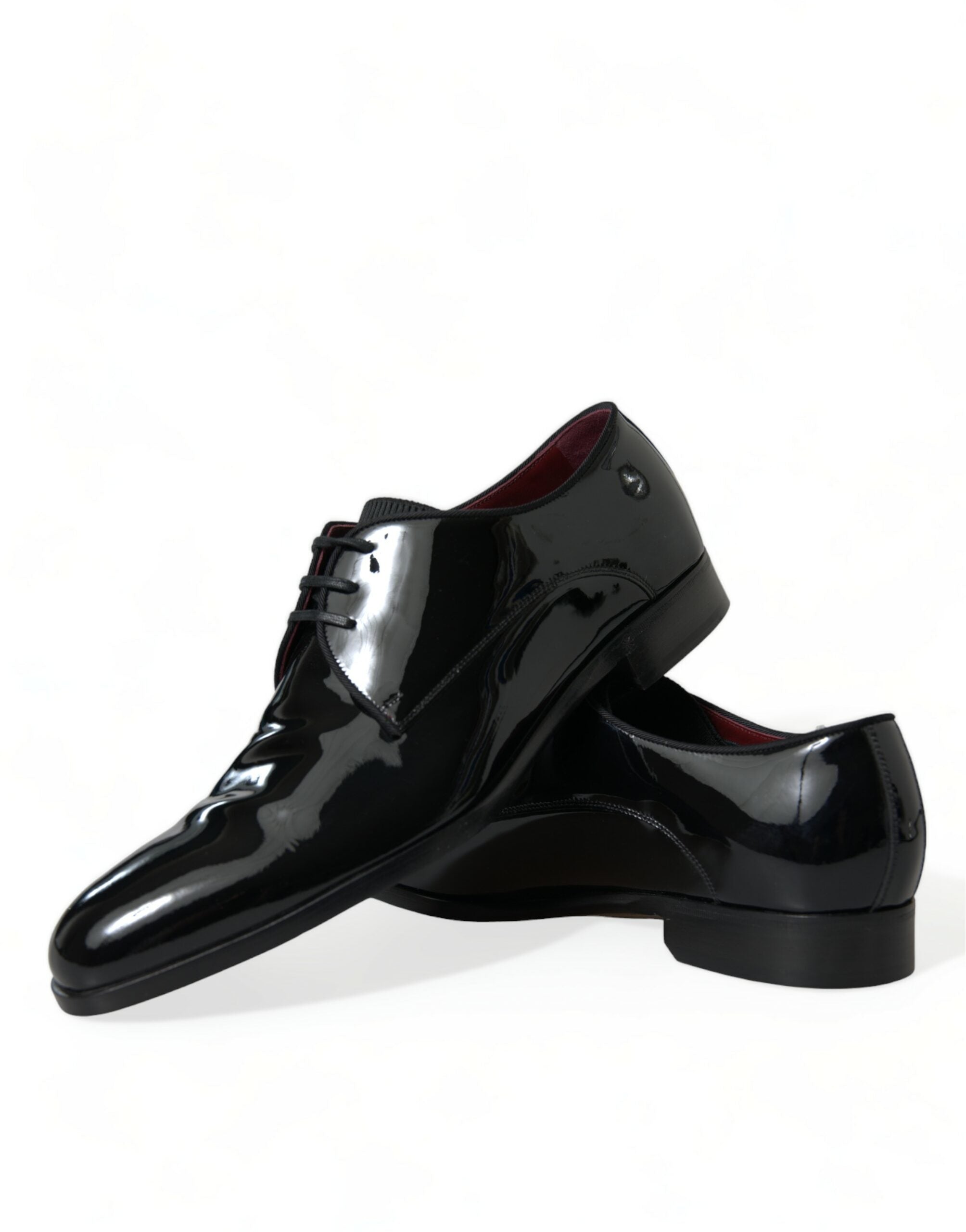 Dolce & Gabbana Black Calfskin Leather Derby Dress Shoes - DEA STILOSA MILANO